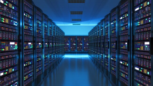 Professional server room infrastructure