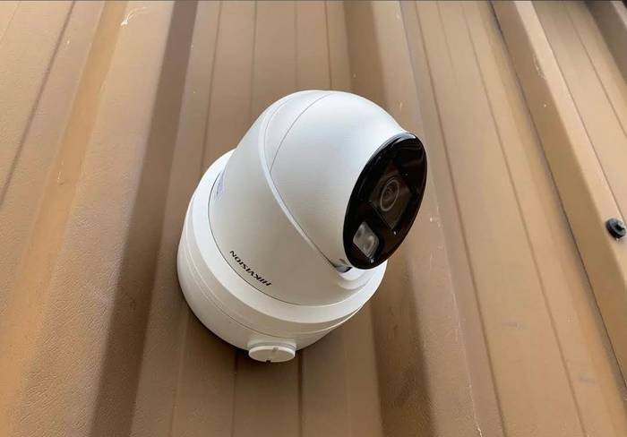 Hikvision security camera professional installation
